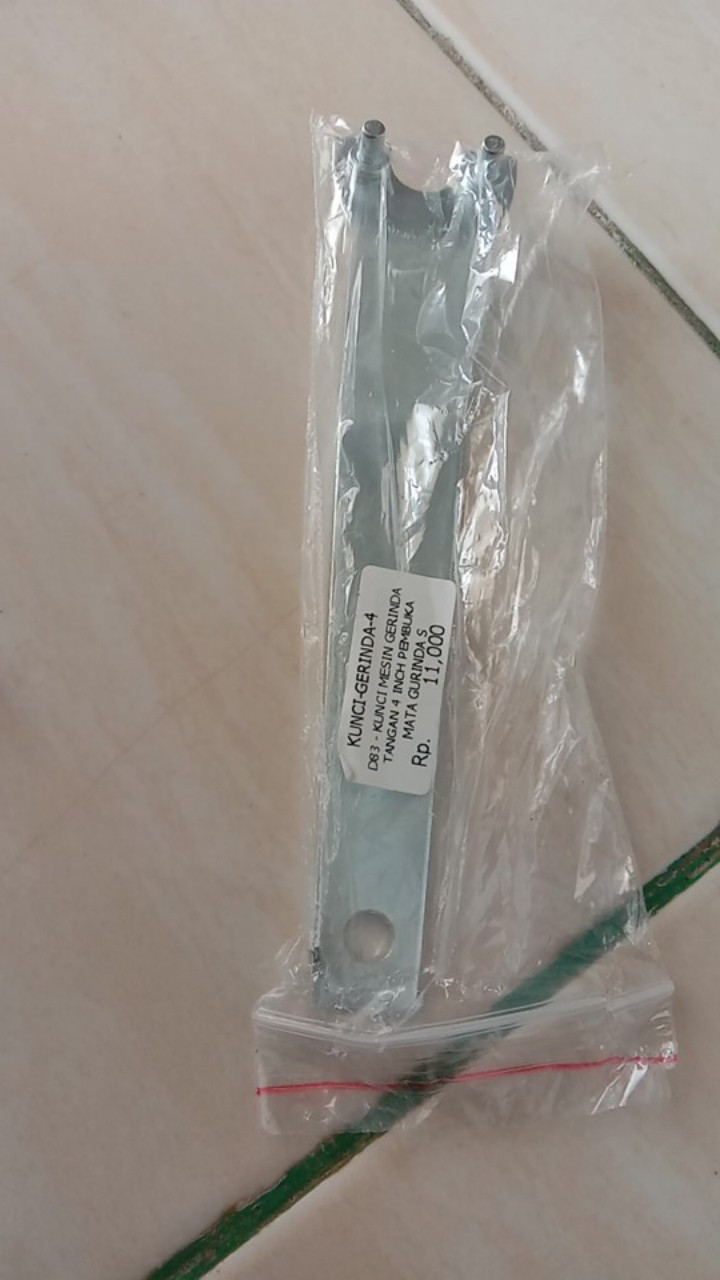 Kunci Mesin Gerinda Tangan 4 Inch Pembuka Mata Gurinda Spanner Grinder