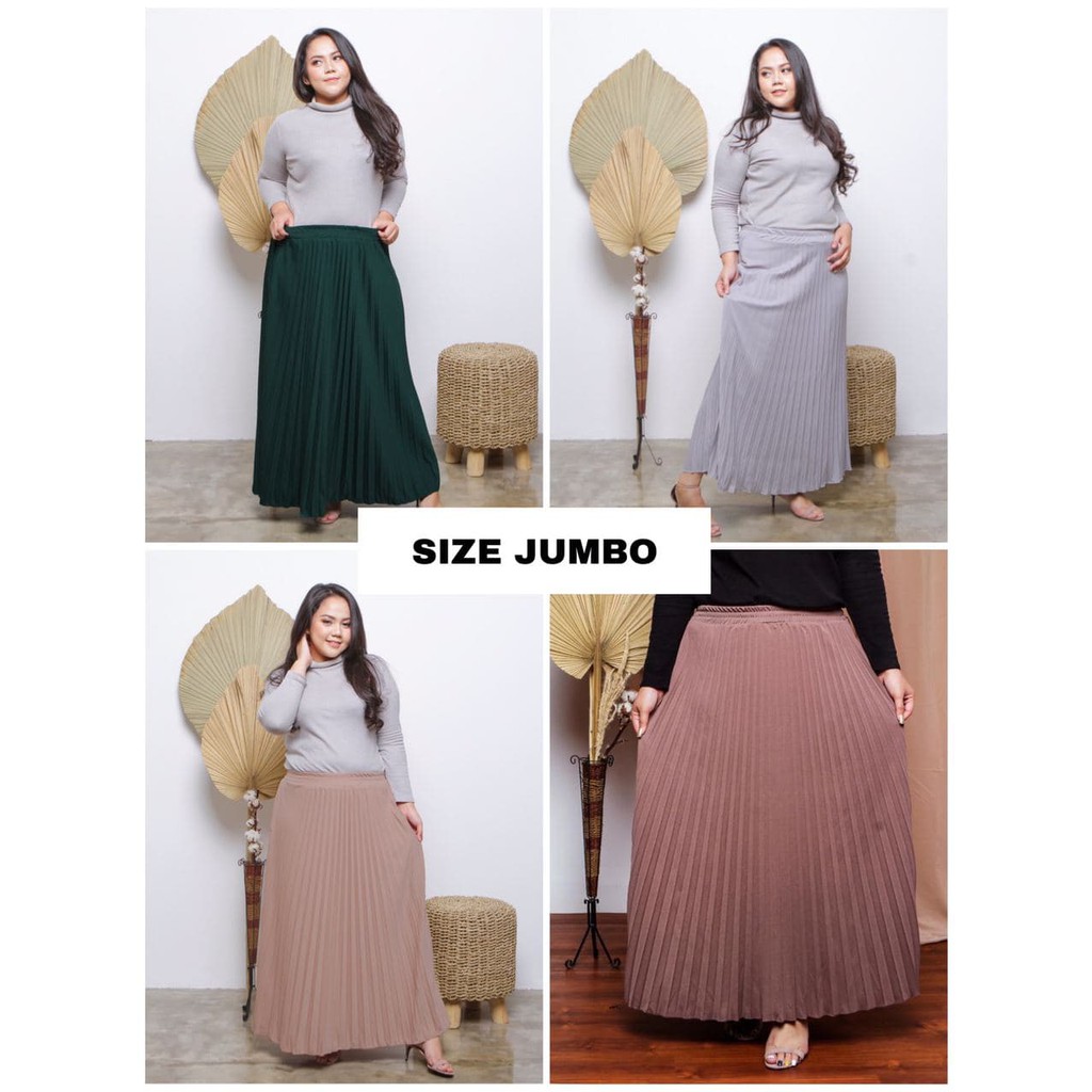 KIYOREN ROK PLISKET JUMBO XXXL / PLISKET MURAH / PLISKET PREMIUM