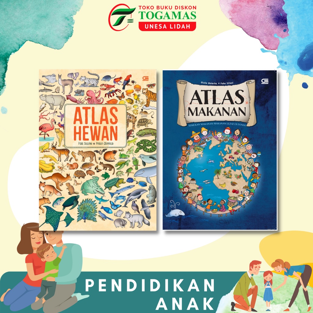 ATLAS MAKANAN  (FOOD MAPS) &amp; ATLAS HEWAN (ANIMAL MAPS)