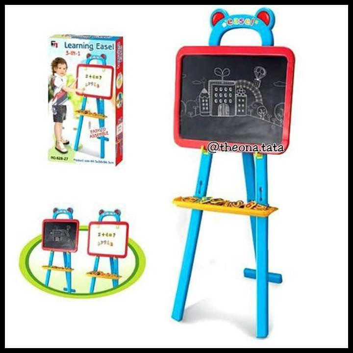 

Magic Mainan Edukatif - Learning Easel 3In1 / Papan Tulis 2 Sisi