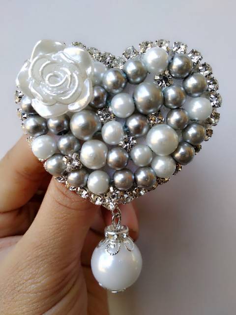 BROS MUTIARA HANDMADE ORI/BROS DAGU MUTIARA CANTIK/BROS KEKINIAN GROSIR-1