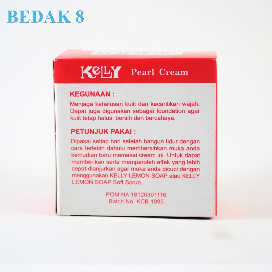 KELLY Pearl Cream/ Krim Muka 15gr