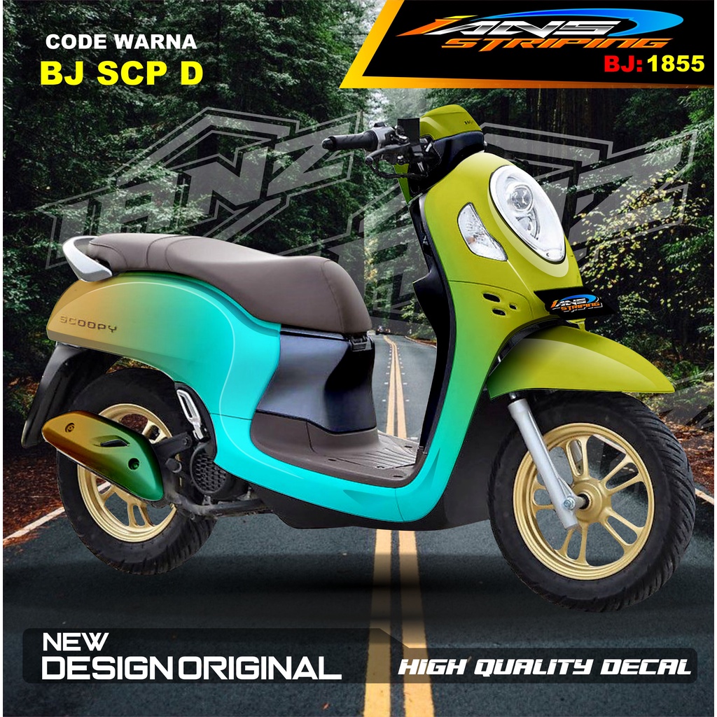 STICKER FULL BODY SCOOPY / STICKER ALL NEW SCOOPY / STIKER FULL BODY SCOOPY TERMURAH / STIKER MOTOR SCOOPY / STIKER MOTOR