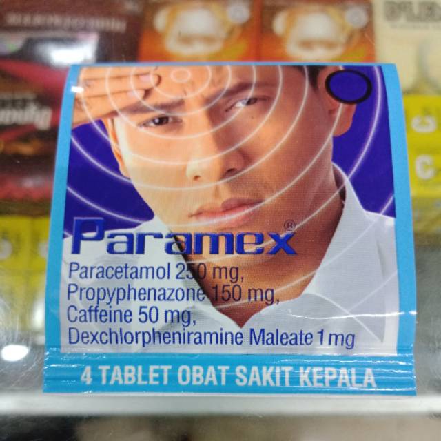 Paramex tablet isi 4 tablet. Obat sakit kepala dan sakit gigi | Shopee