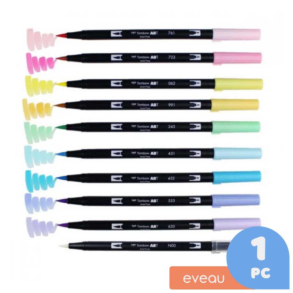 

Tombow ABT Dual Brush Pen Pastel dan Landscape Palette Satuan