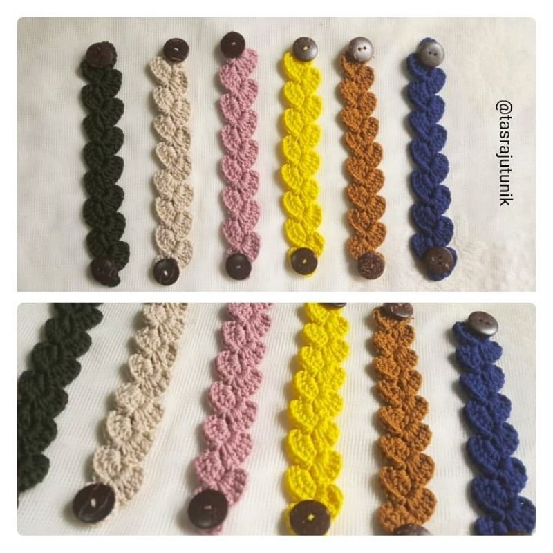 Konektor Masker / Konektor Rajut /Konektor Masker Rajut /Pengait Masker