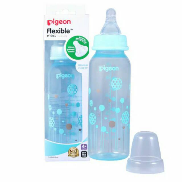 Pigeon - Flexible Premium Clear PP Standard Bottle 240ml