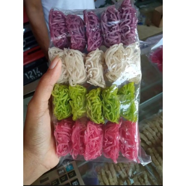 

kerupuk/rangining mentah warna warni kemasan isi 20 pcs