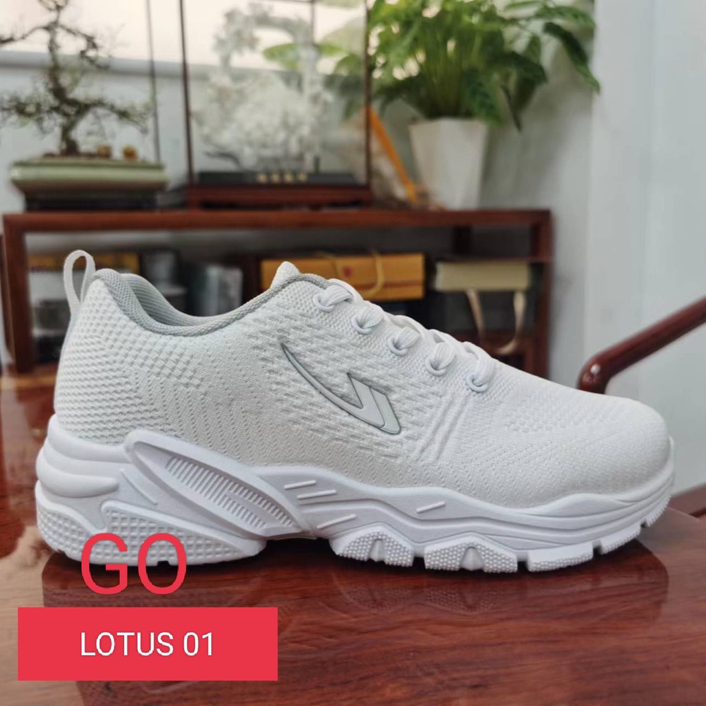 gos NEW ERA LOTUS PUTIH SEPATU SNEAKERS WANITA INJECTION New Era Sepatu Wanita Olahraga Kets tali Sepatu Cewek Sekolah Casual