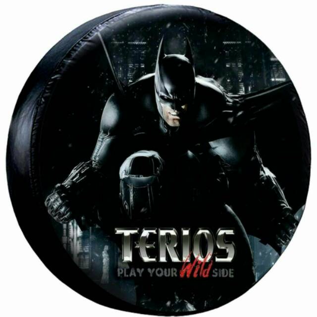 Cover ban serep belakang mobil new Terios motiv Batman