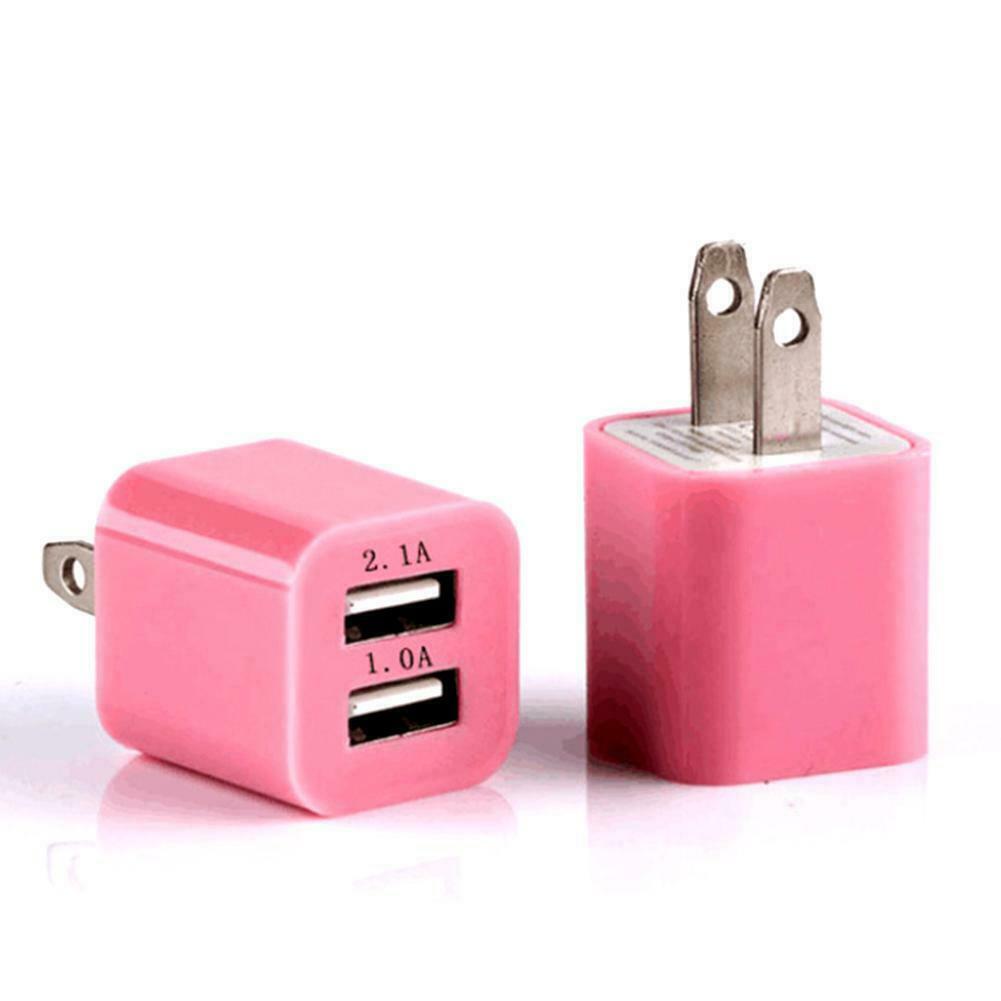 Adapter Dual Usb Port 5v 2a Untuk Iphone Htc Android