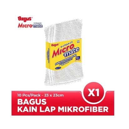Bagus Micromate Kain Lap Serbaguna 10's Tipe 308 (23 X 23 Cm)
