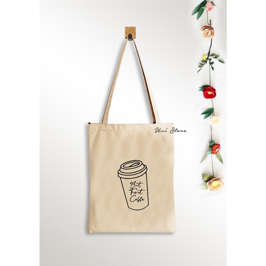 (PAKAI RESLETING) Tote bag wanita kopi varian warna [ UCI &amp; DSD ]