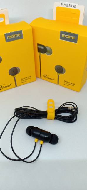 Headset earphone handfree realme buds MA10 magnet