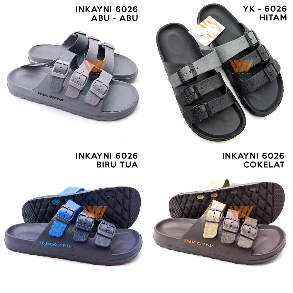 Sandal Selop Karet Pria / Sandal Karet Pria Inkayni YK - 6026