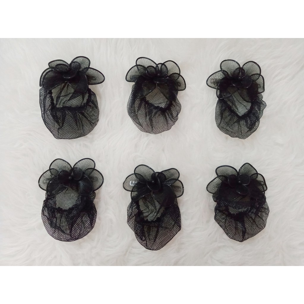 JLM01 Jepit Otomatis Hairnet Bunga isi 1 reguler