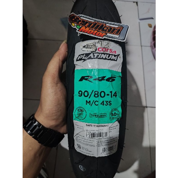 BAN LUAR 90/80 100/80 CORSA PLATINUM R46 RING 14