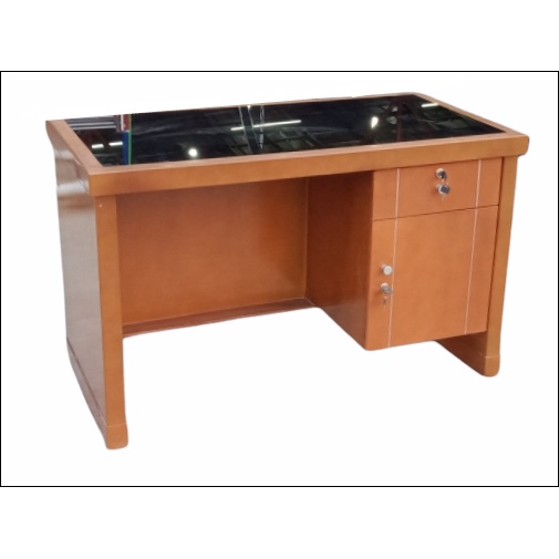 Meja  Kantor Meja Guru Meja Kerja kaca kayu Triplek