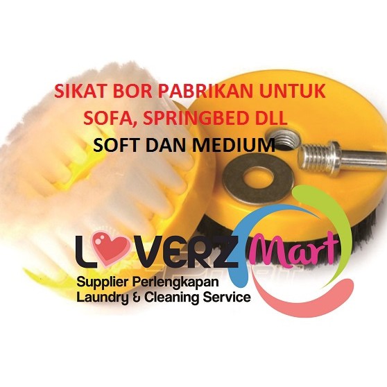 Mata Sikat Bor Untuk Sofa - Putih