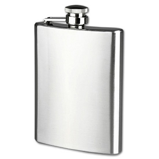 TaffSPORT Botol Minum Wine Flask Bentuk Kotak 8oz - MS351