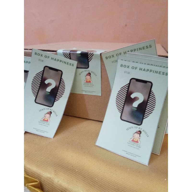 

COSTUM SEAL BOX MURAH SURABAYA [MINIMAL ORDER 30PCS] / STICKER PENGUNCI PACKING BOX