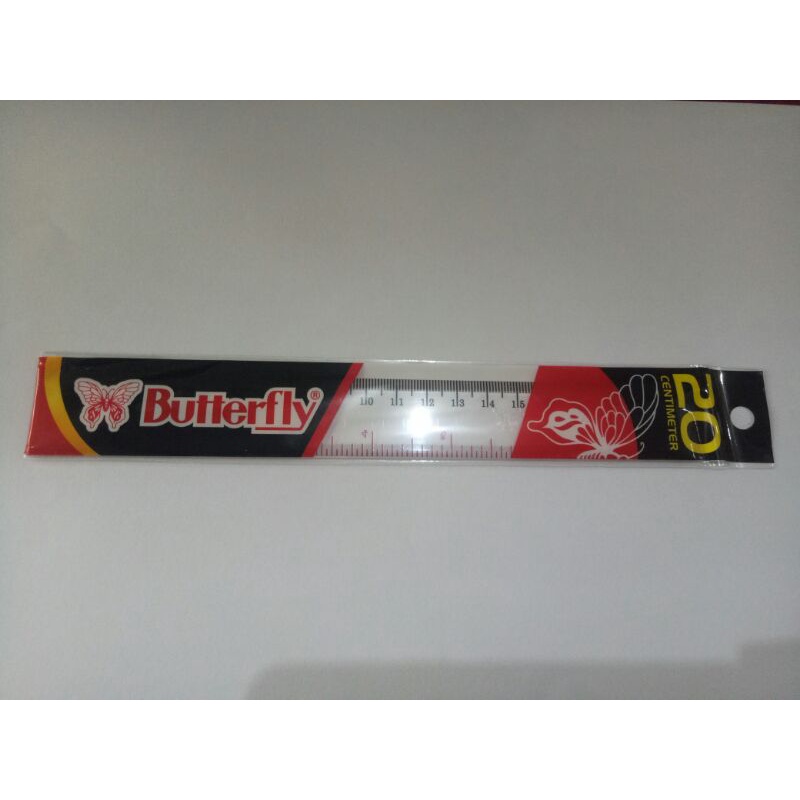

Penggaris Butterfly 20cm