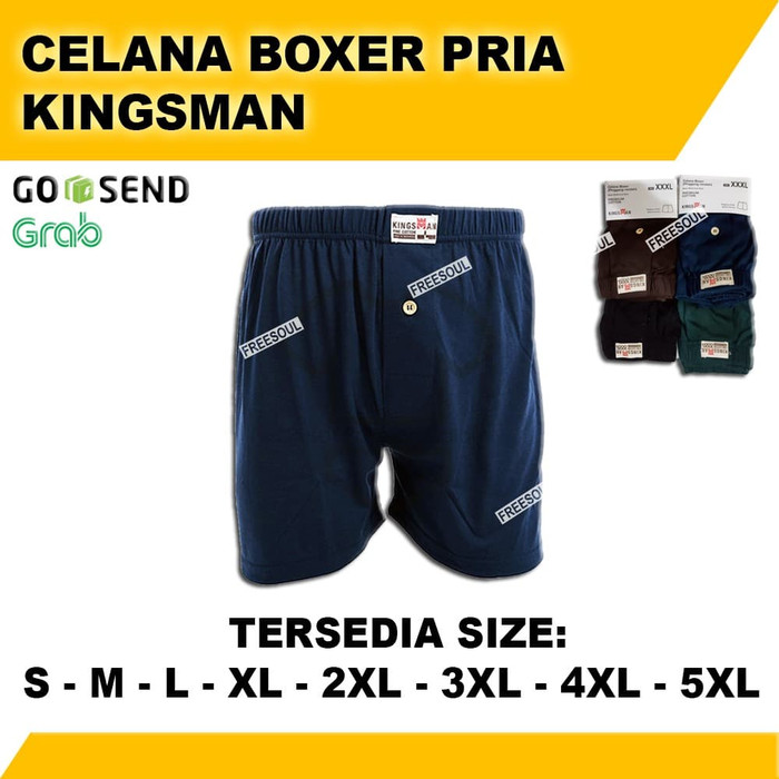 CELANA DALAM PRIA SUPER BIGSIZE | BOXER JUMBO KINGSMAN |4XL 5XL JUMBO TERLARIS 