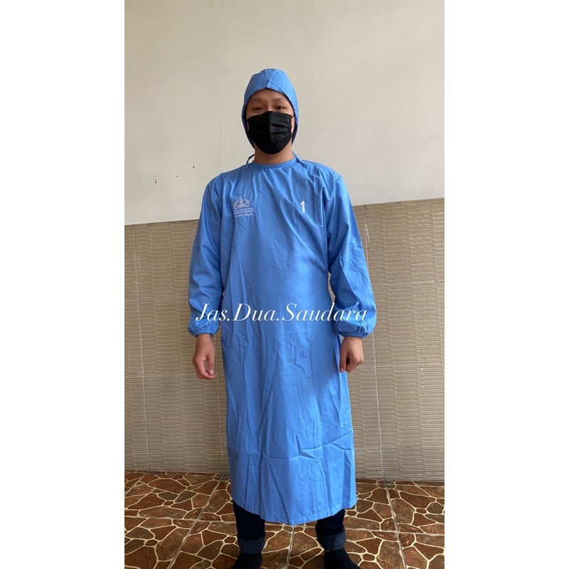 READY STOK APD surgical gown / jubah operasi Merk dua saudara