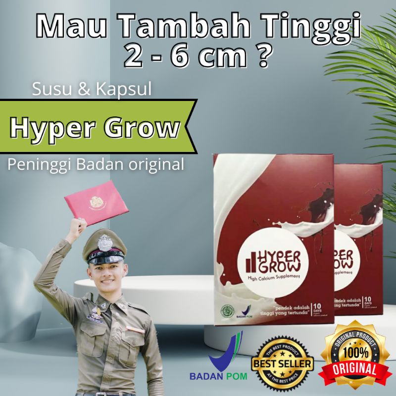 

HYPER GROW SUSU ORINIGAL – peninggi badan – susu peninggi badan – vitamin c – alat peninggi badan – hypergrow peninggi