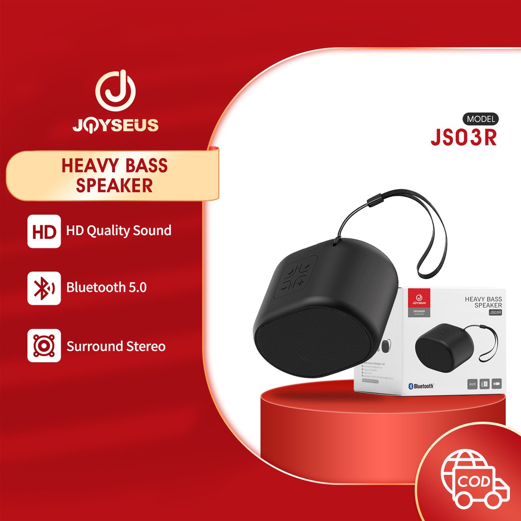 BIG SALE      JOYSEUS Speaker Bluetooth Portable Bass JS03R Salon bluetooth bt Speaker Sound Speaker