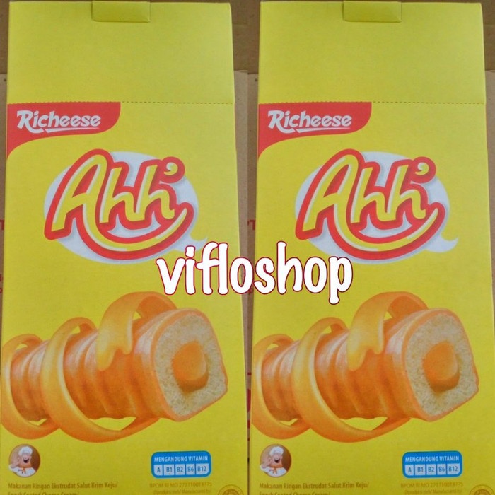 

Wafer-Biskuit- Richeese Nabati Ahh' (Box Isi 10) Nabati Ahh/ Richeese Ahh -Biskuit-Wafer.