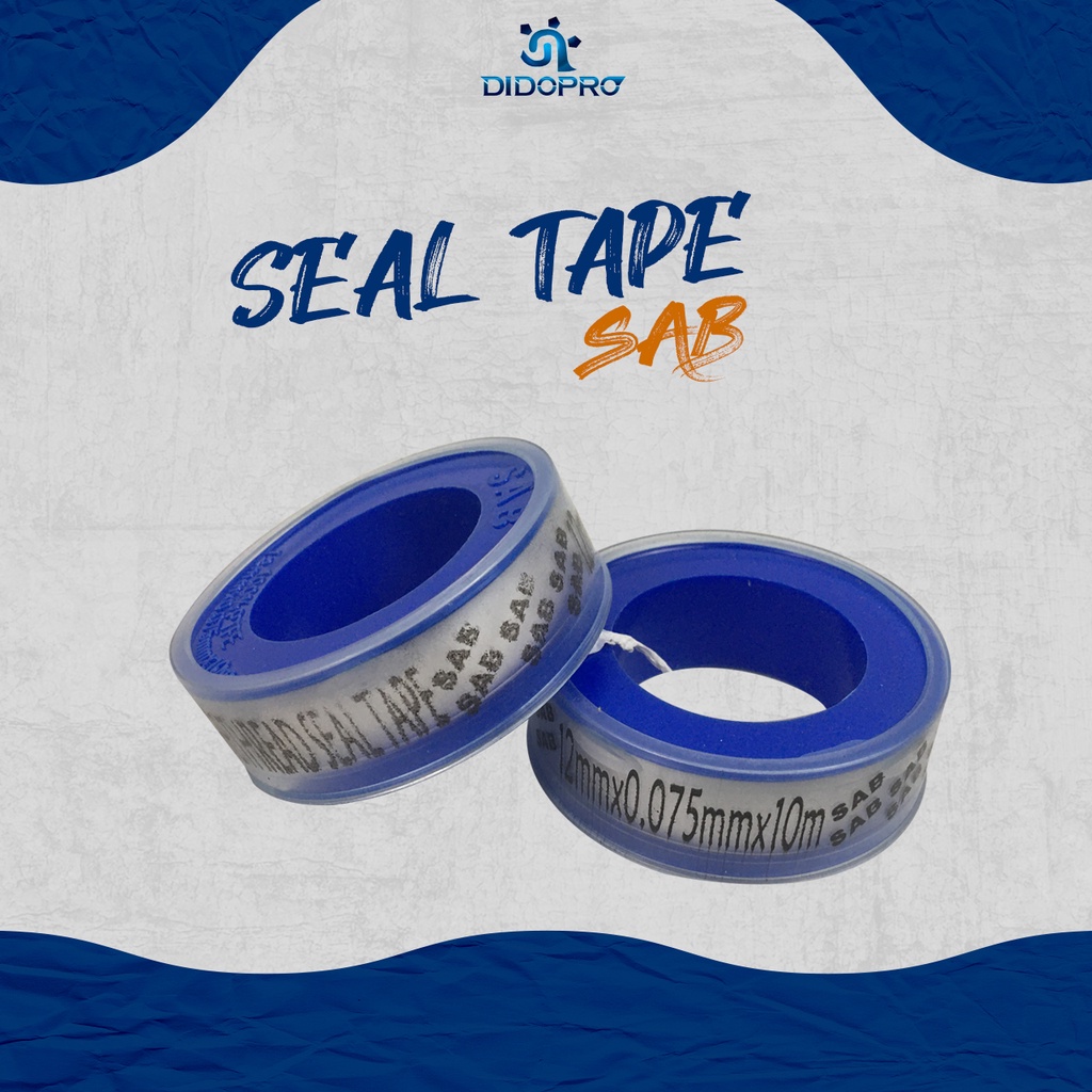 Seal Tape / Sealtape Pipa / Solasi Pipa / Selotip Pipa Air 10M