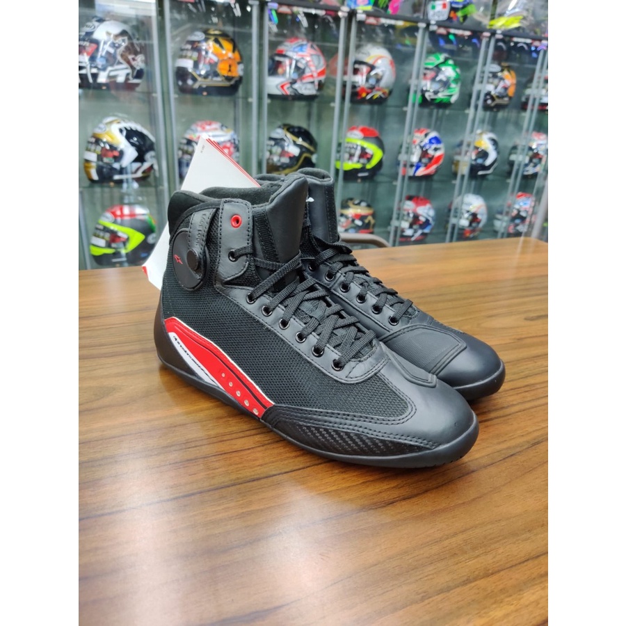 ALPINESTARS AST-1 SHOES BLACK RED SIZE 40.5 SALE