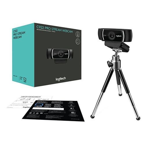 Logitech C922 Pro Stream Webcam 1080P Full HD Termasuk Tripod