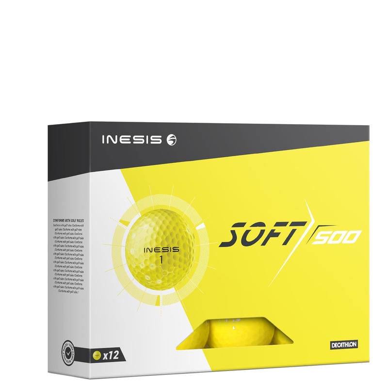 INESIS 500 Bola Golf Soft Isi 12 Pcs