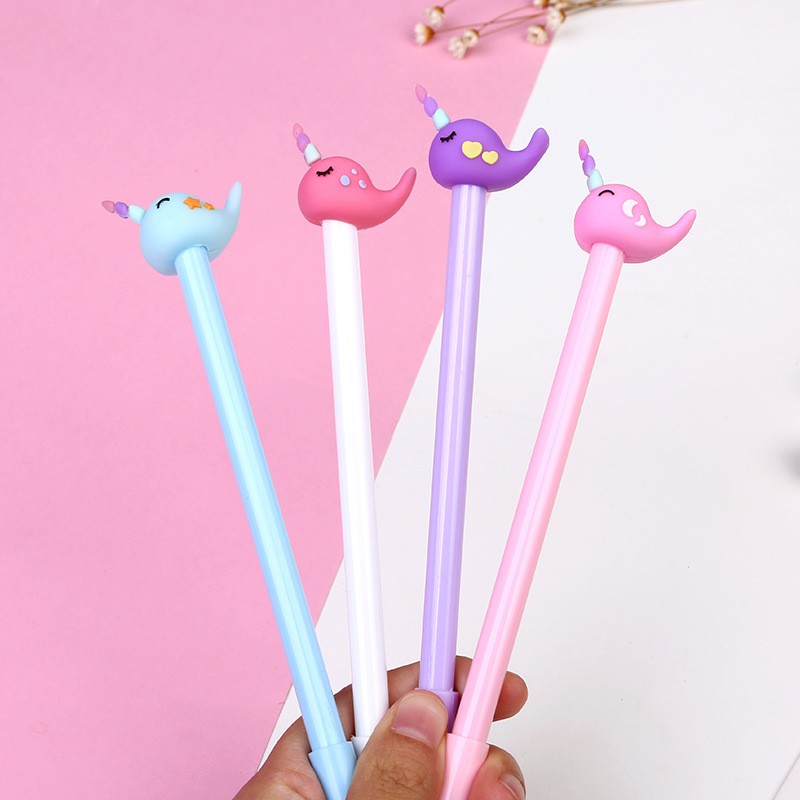 

Selusin Pena Unicorn Paus / Pulpen Whale Unicorn