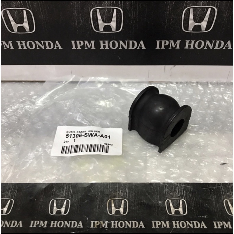 51306 SWA / TF0 Karet Rubber Bush Stabil Stabilizer Holder U Roti Depan Honda CRV GEN 3 RE1 RE3 2007 2008 2009 2010 2011 2012 GEN 4 RM RM1 RM3 2013 2014 2015 2016 2017 Aftermarket Parts / Original Honda Genuine Parts