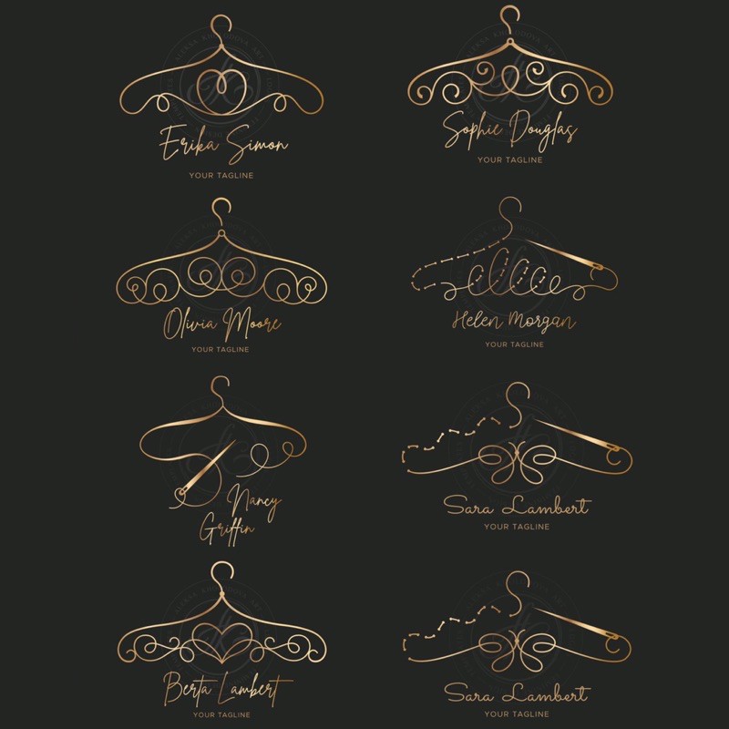 ARABELLA GOLD HANGER | JASA BIKIN DESAIN LOGO OLSHOP DESIGN LOGO BISNIS MURAH