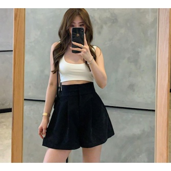 Goulding Empire HW Short Pants in Black M