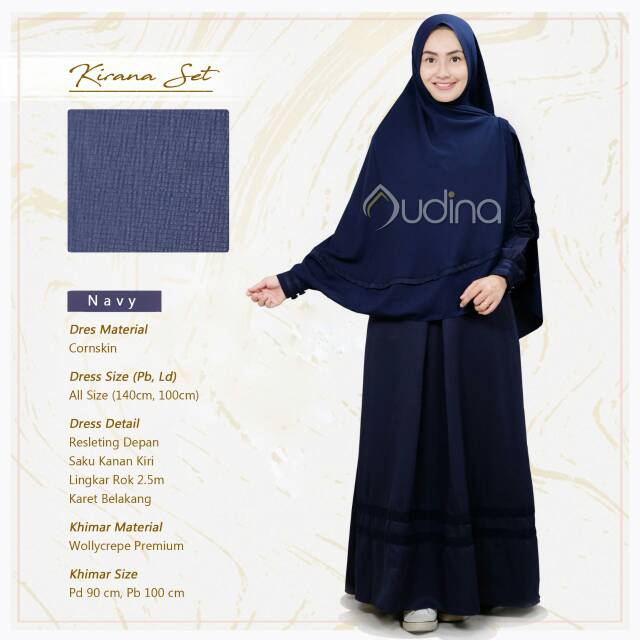 Kirana Set Gamis Ori by Audina