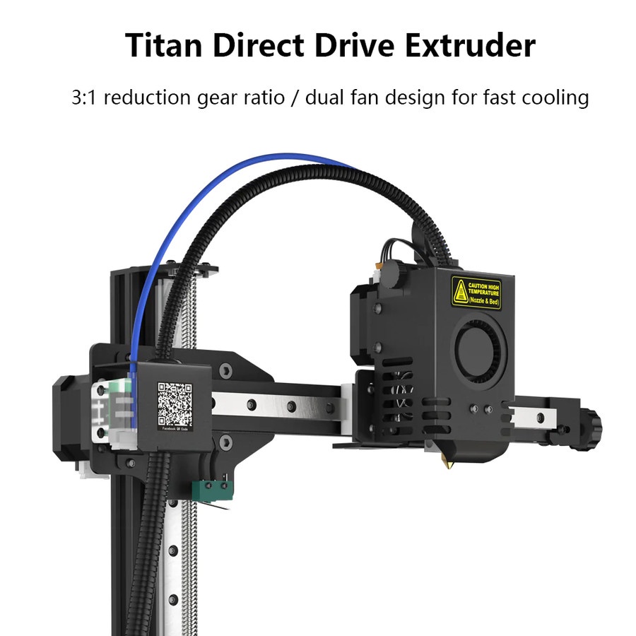 3D Printer Kingroon KP3S PRO Linear Rail Direct Drive 32 Bit TMC2225