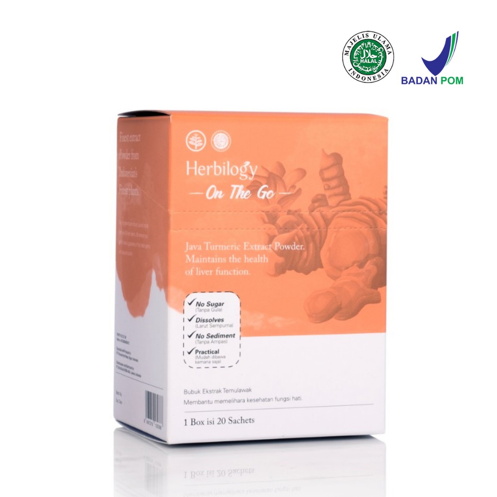 Herbilogy On The Go Java Turmeric Extract Powder 20 sachet