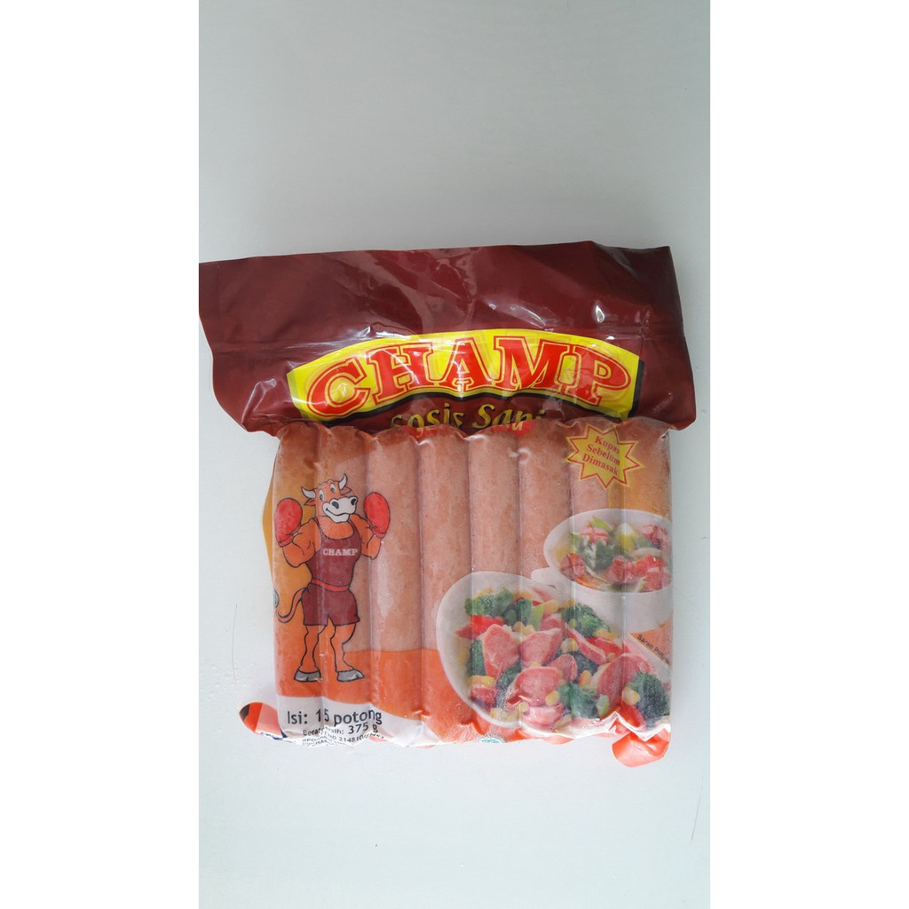 Champ Beef Sausage / Sosis Sapi 15pcs 375gr