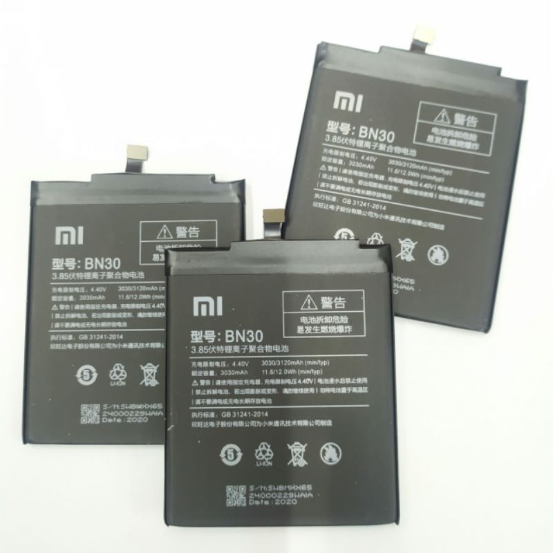 Battery Baterai Redmi 4A BN30 Kualitas Ori