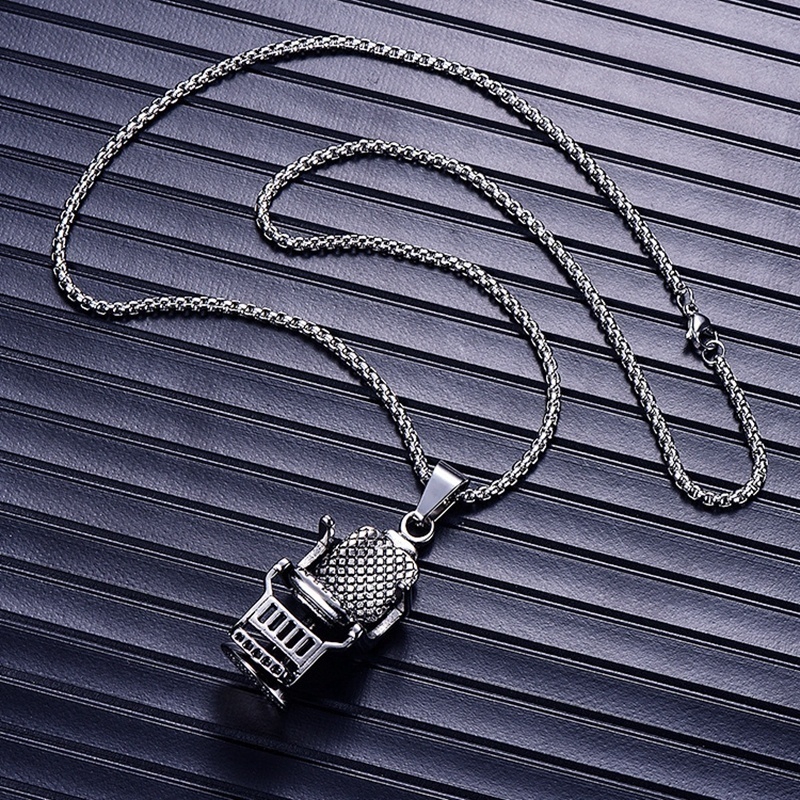 New fashion barber's chair Pendant Necklace men's Barber jewelry