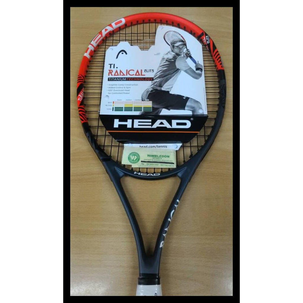 Head Ti. Radical Elite 265 Gram Tenis Raket /Raket Tenis Head Ti Elite Diskon