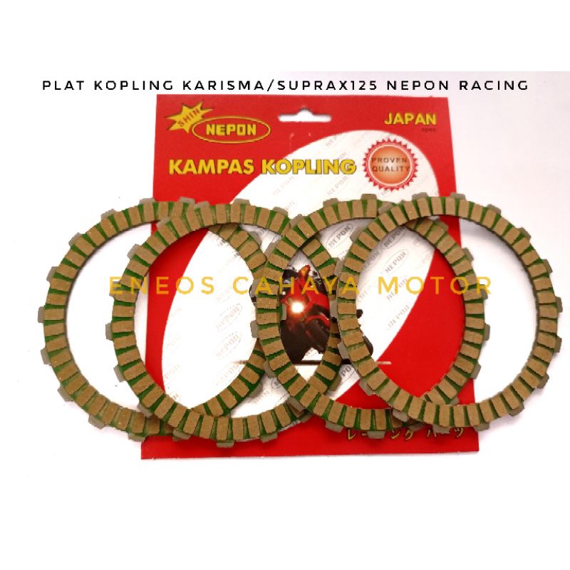 Kampas Kopling RACING KARISMA SUPRA X 125 Plat Kopling Supra 125 Karisma NEPON