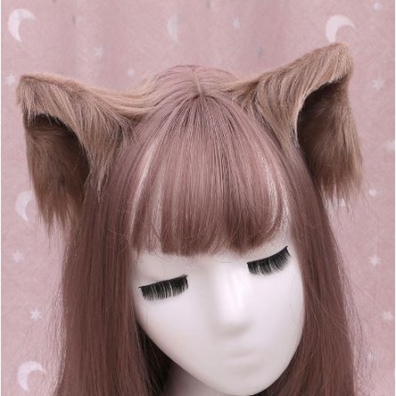 JL-03 JEPITAN TELINGA WOLF fox dog ear hairpin hairclip jepit kuping serigala anjing rubah jepitan rambut cosplay