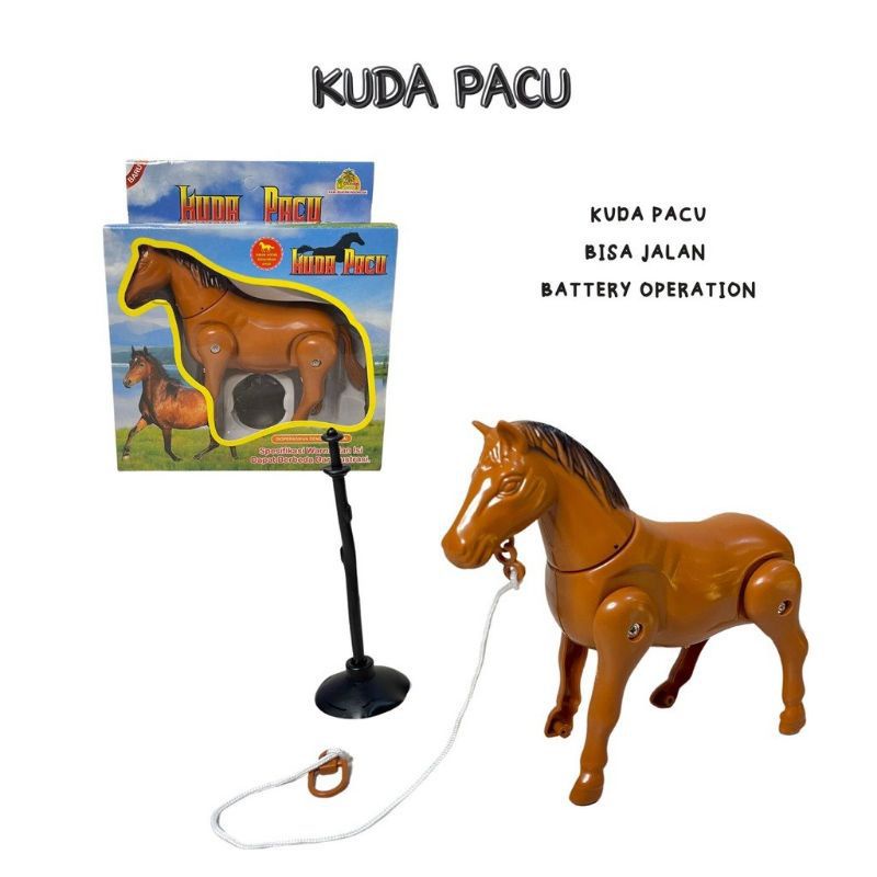 mainan anak kuda kudaan bisa jalan