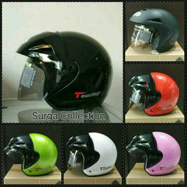 Helm BMC touring solid Black Doff Red Pink White Green Original